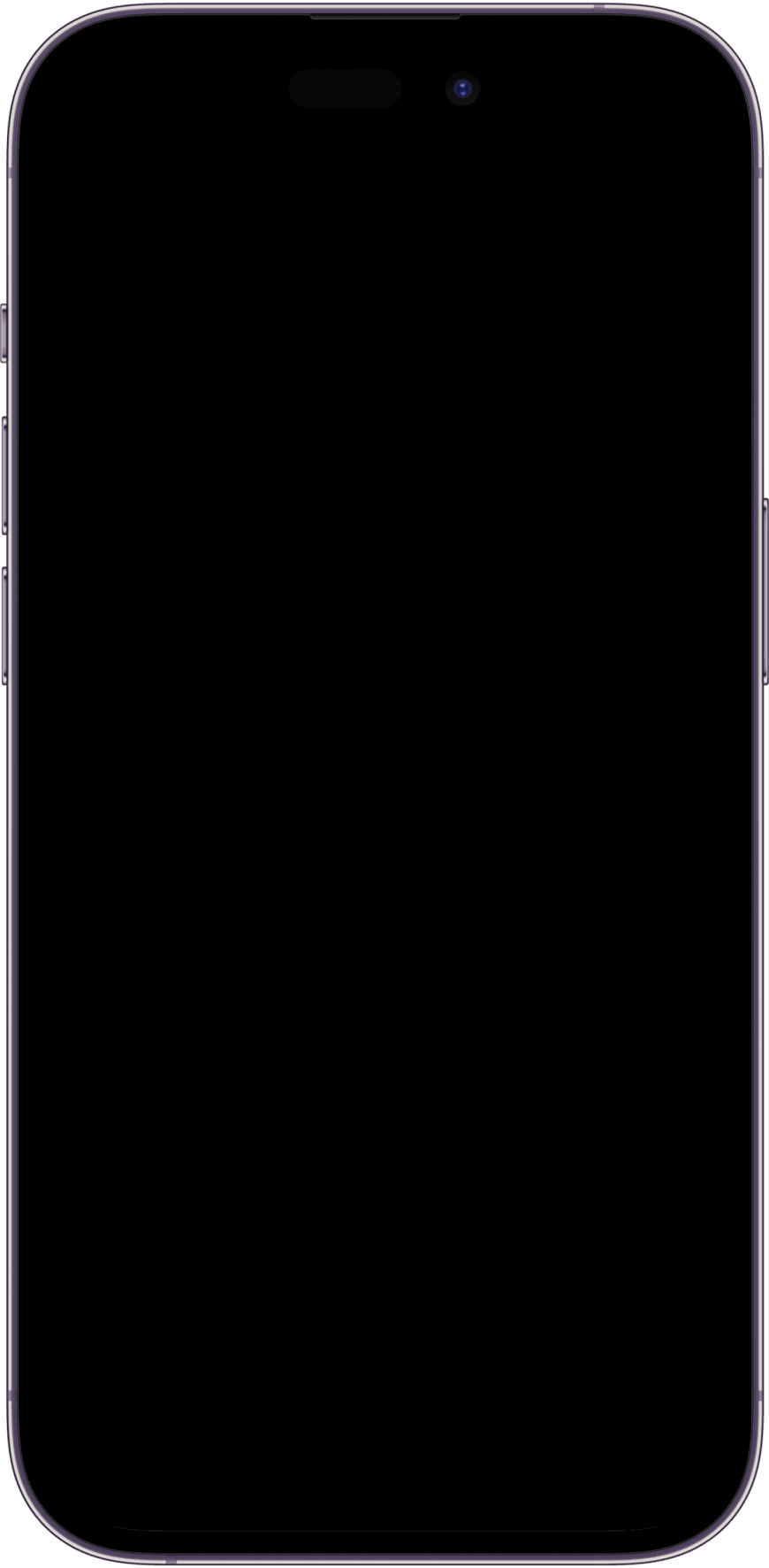 iPhone 14 Pro Deep Purple Frame